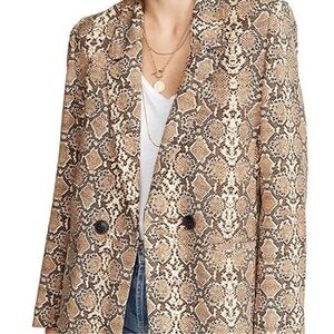 Women's Anine Bing Snake Print Blazer